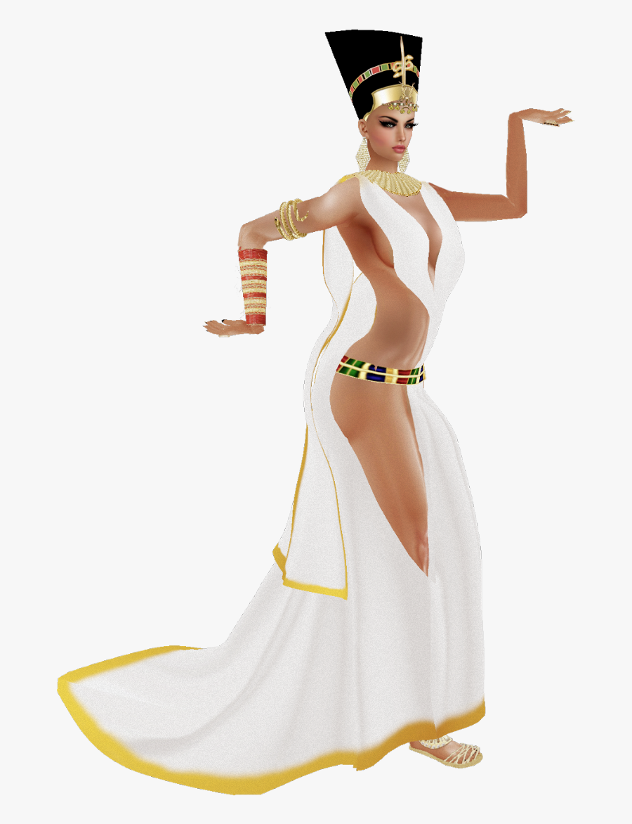 #nefertiti #egyptian #queen #3dgirl #posing - Costume Hat, Transparent Clipart