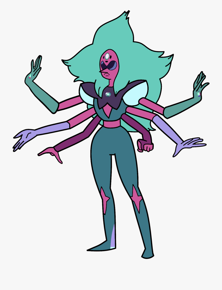 Transparent Steven Universe Pearl Png - Pearl Garnet And Amethyst Fusion , ...