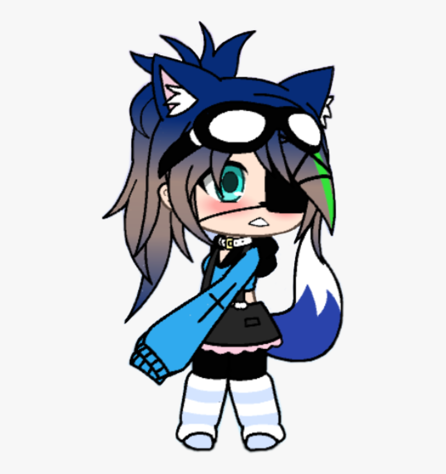 Bluefox And @fnaffan2007 Fusion - Lunime, Transparent Clipart