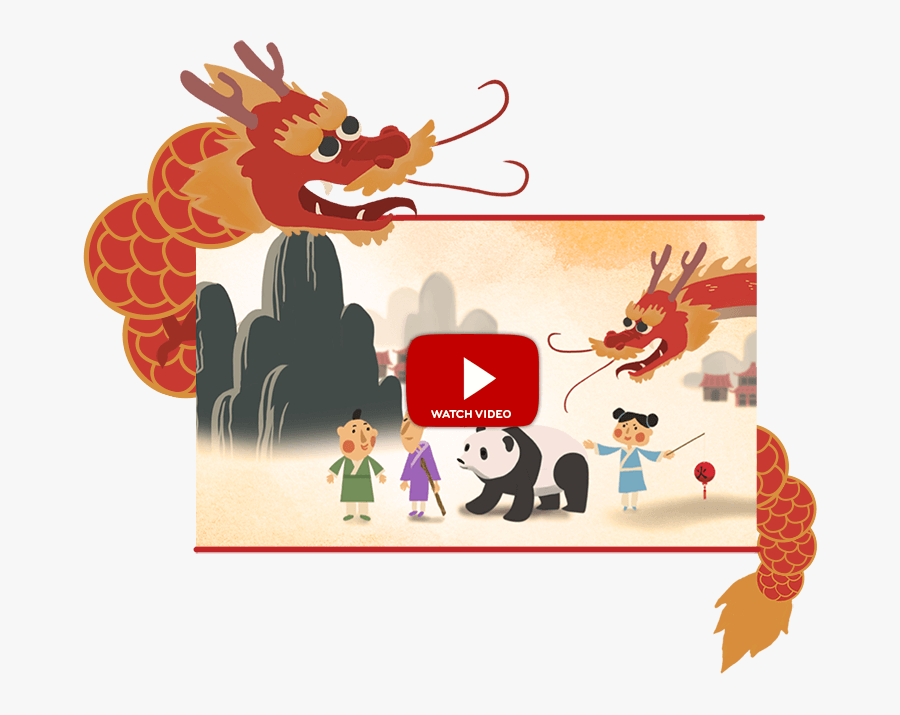 Chinese New Year Lasts For 15 Magical Days Of Family, - Panda Express Dragon Dance, Transparent Clipart