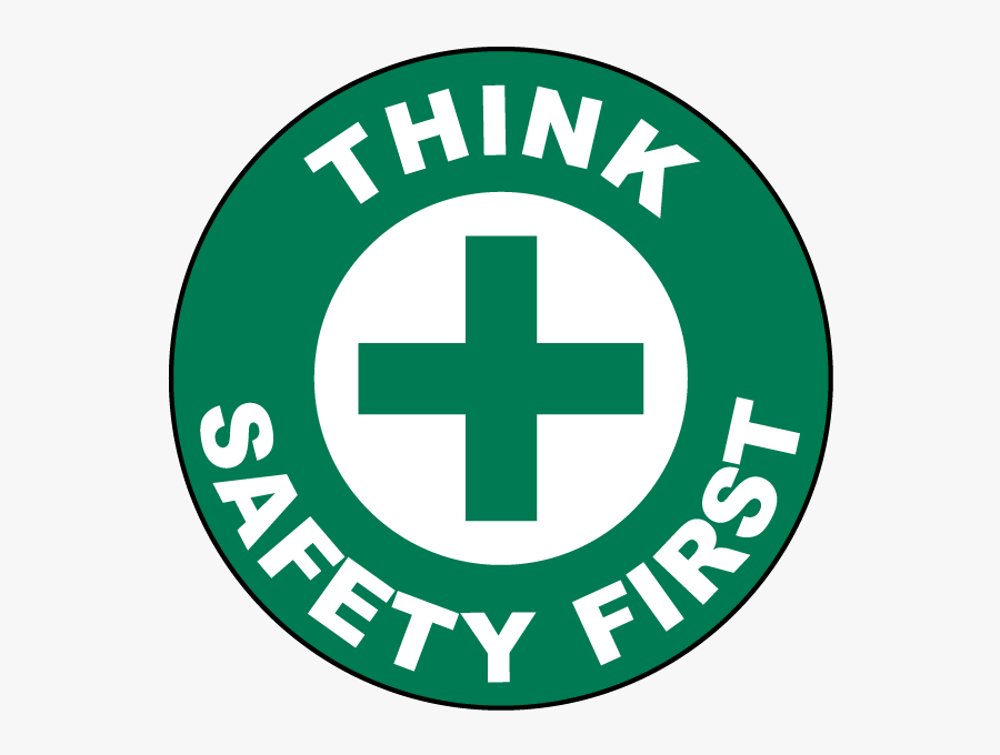 Clip Art Think Floor Sign P - Think Safety First Logo, Transparent Clipart