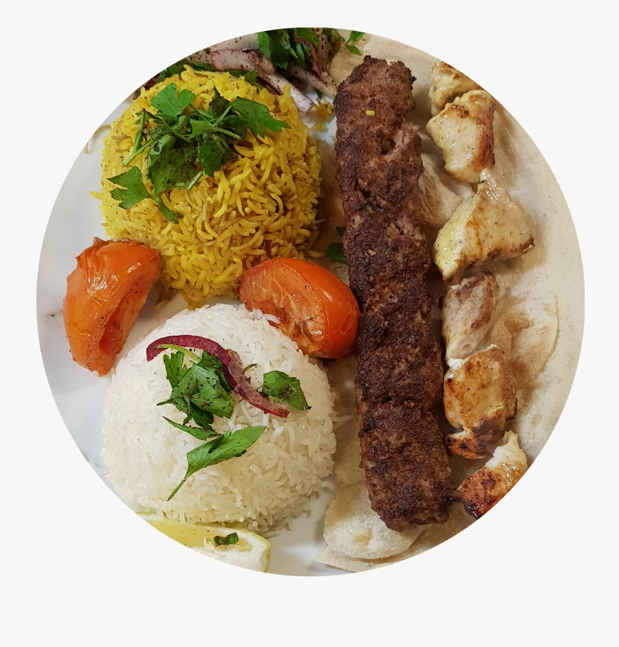 Shish Kebab - Steamed Rice, Transparent Clipart