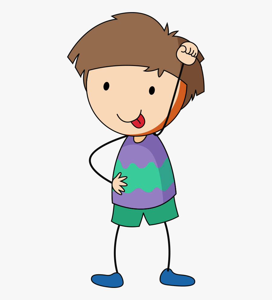 Child Cartoon Boy - Cartoon Boy Transparent Background, Transparent Clipart