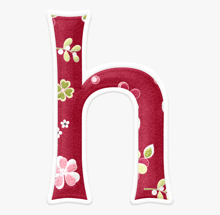 Abecedario Floreado, Transparent Clipart