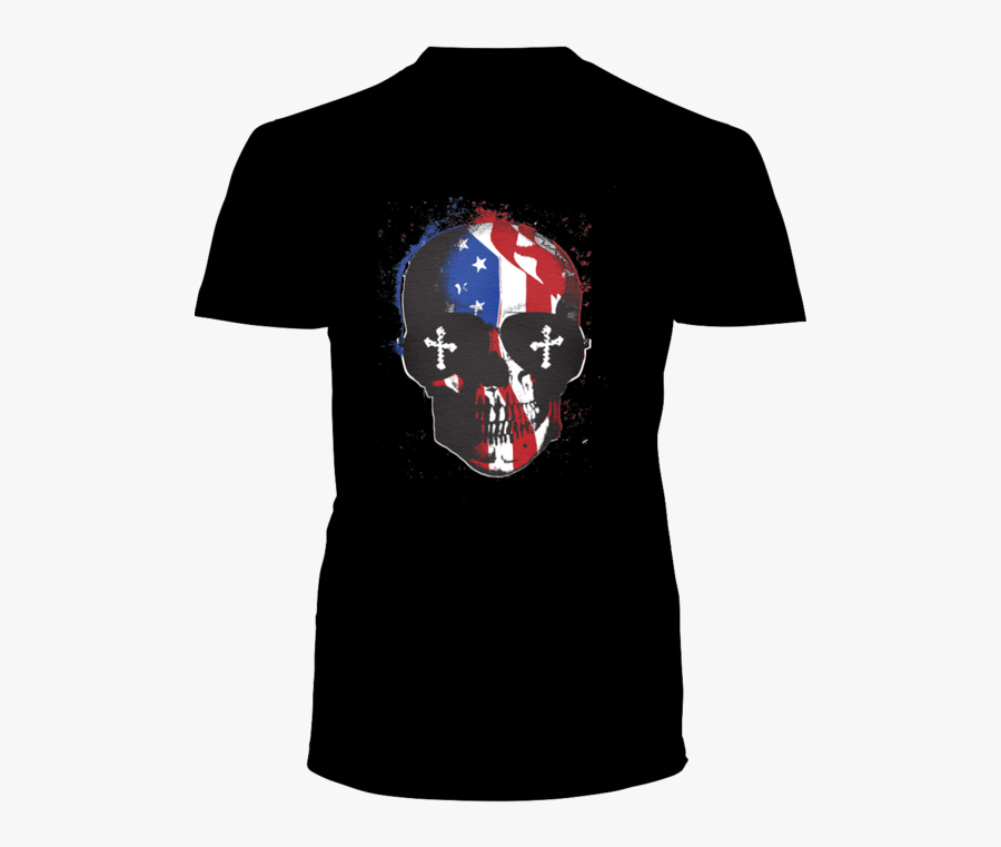 Luchador Png American Luchador Skull Tee/tank - Emblem, Transparent Clipart