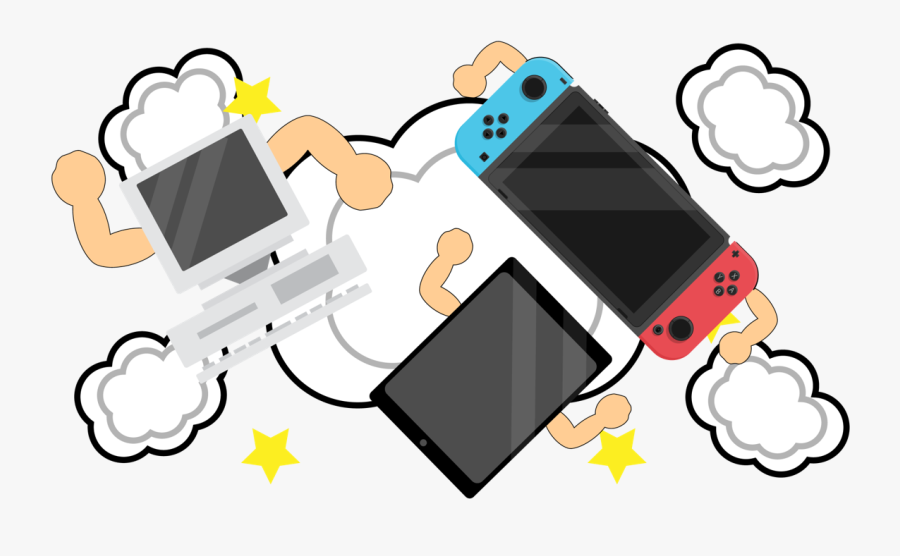 Play Clipart Electronic Game - Illustration, Transparent Clipart