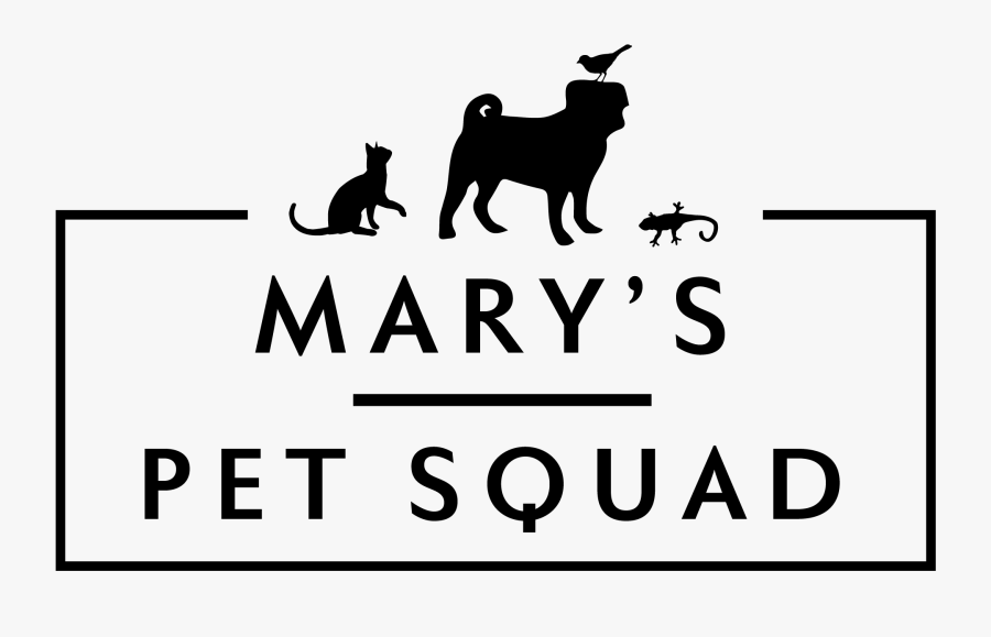 Marys Pet Squad Silhouette - Silhouette, Transparent Clipart