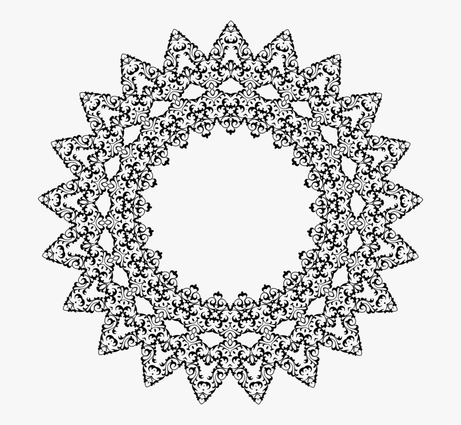 Line Art,decor,flower - Energy Circle For Weight Loss, Transparent Clipart