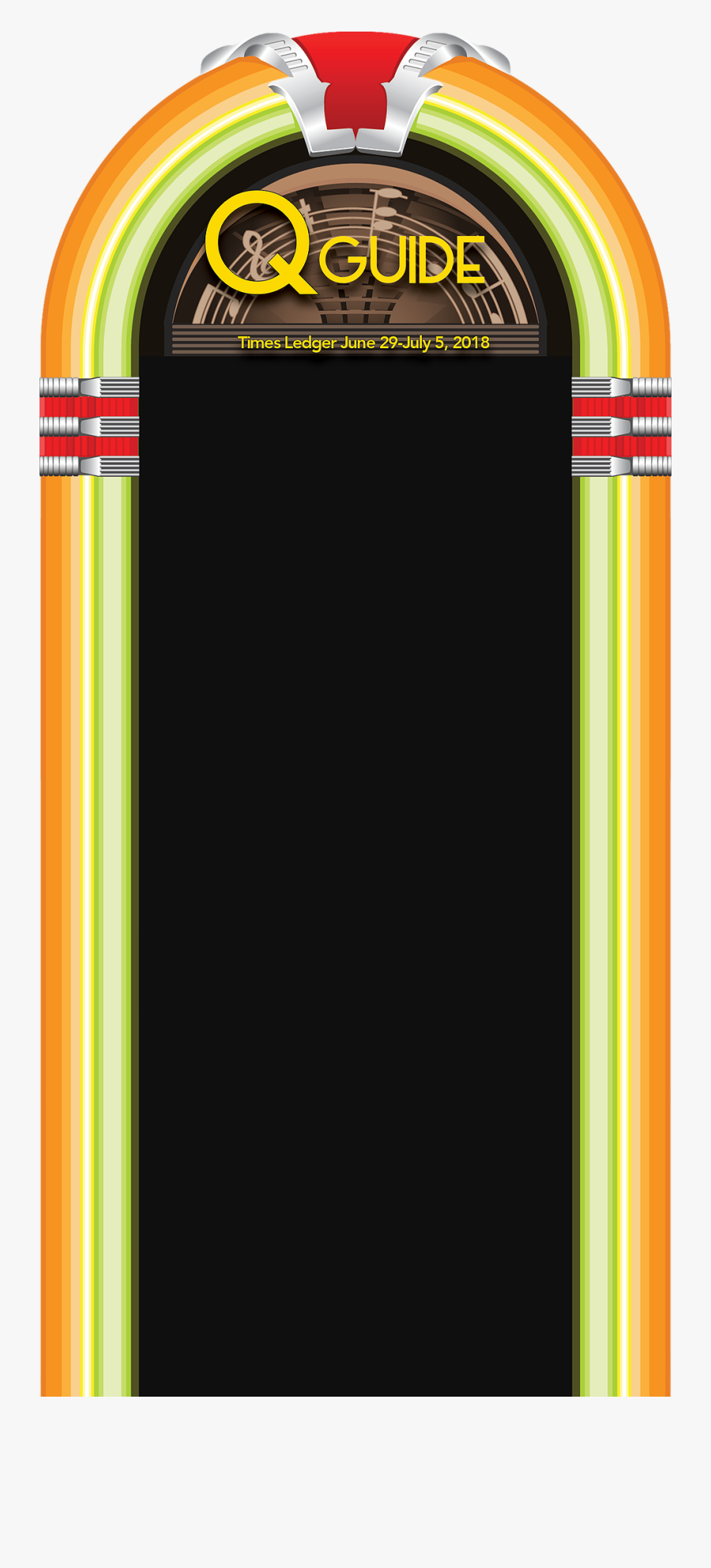 Qns Ledger Jukebox Long Fixed - Colorfulness, Transparent Clipart