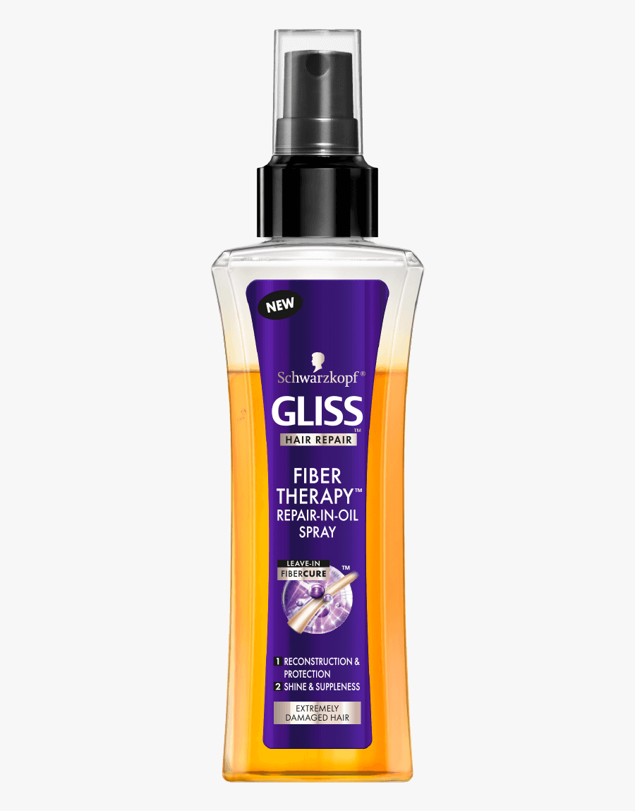 Fiber Repair Oil Spray - Schwarzkopf Ultimate Fiber, Transparent Clipart