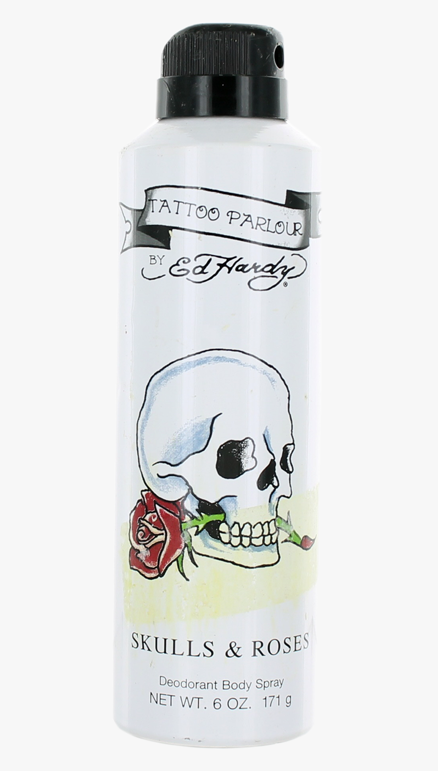 Tattoo Parlour Skulls & Roses By Ed Hardy For Men Deodorant - Ed Hardy, Transparent Clipart