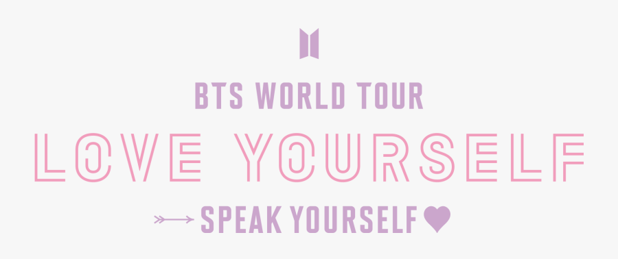 Bts World Tour Love Yourself Speak Yourself Logo - Trip With David Foster Wallace, Transparent Clipart