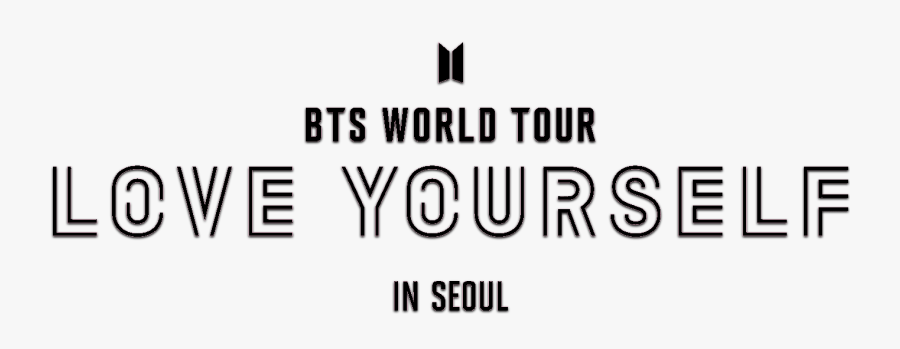 Transparent Bts Png - Bts World Tour Love Yourself In Seoul Logo, Transparent Clipart