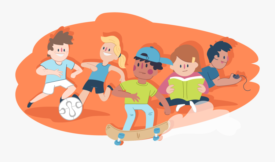 Kids Helpline Self Esteem - Kids Being Happy, Transparent Clipart