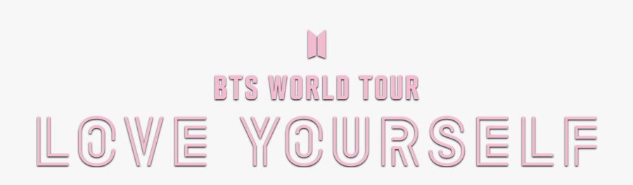 Bts Love Yourself Tour Logo, Transparent Clipart