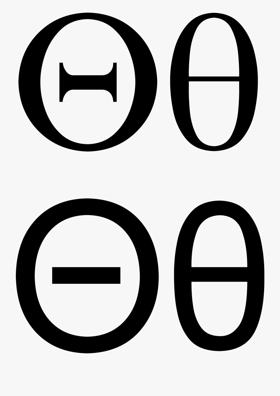 Greek Alphabet Vector 18, Buy Clip Art - Theta Chi Letters, Transparent Clipart