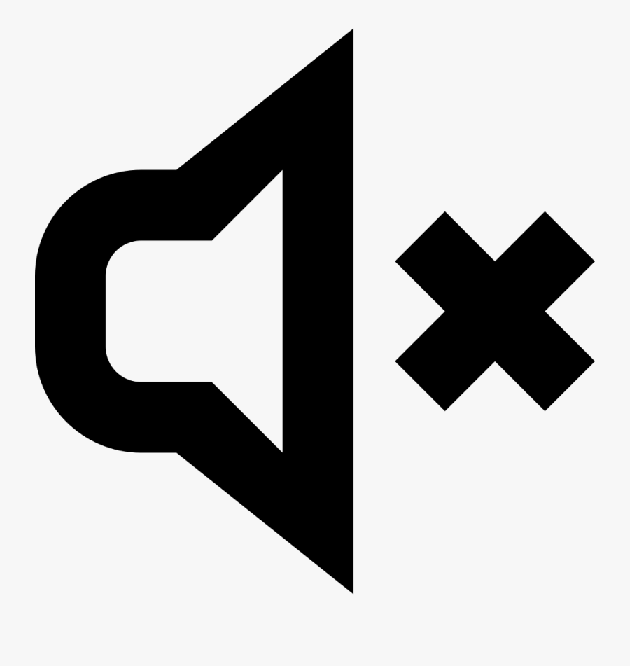 Audio Mute Svg Png Icon Free Download - No Audio No Background, Transparent Clipart