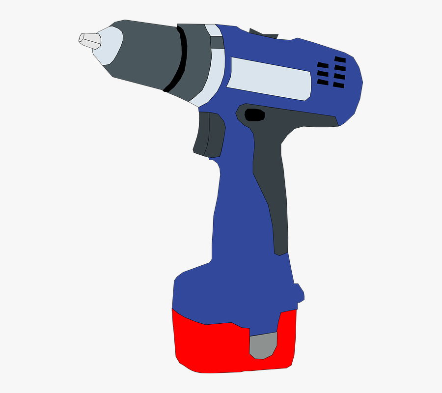 Drill, Electric, Equipment, Tool, Repair, Instrument - Drill Clipart, Transparent Clipart