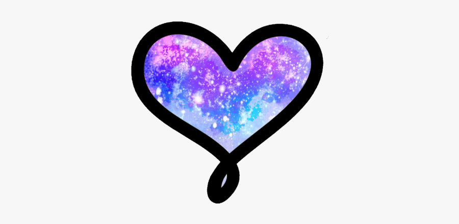 Galaxy Heart Transparent Background, Transparent Clipart