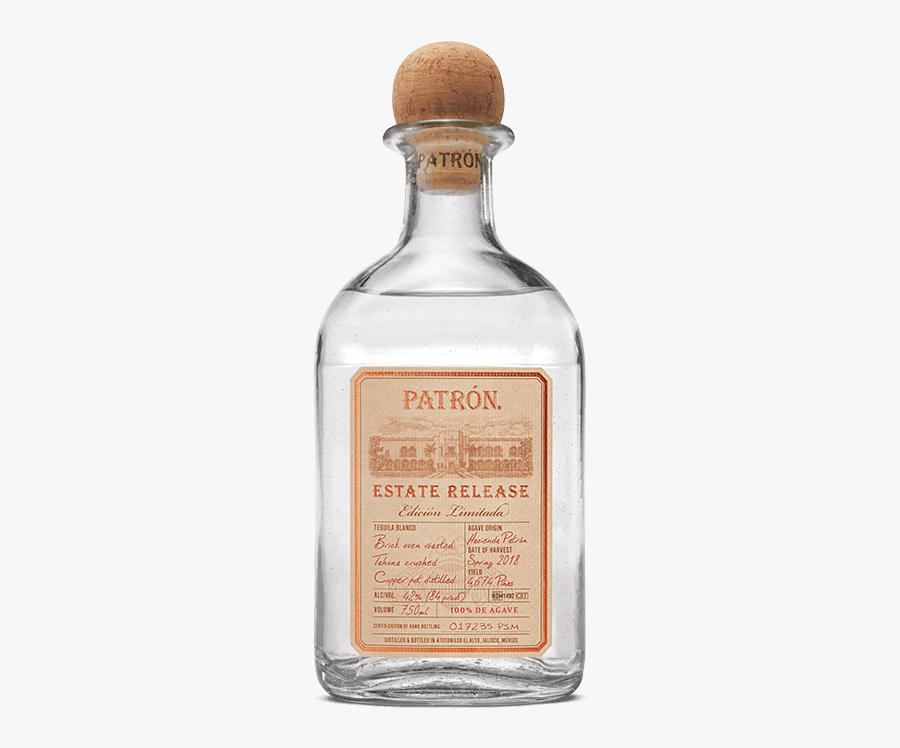 Patron Tequila Estate Release, Transparent Clipart