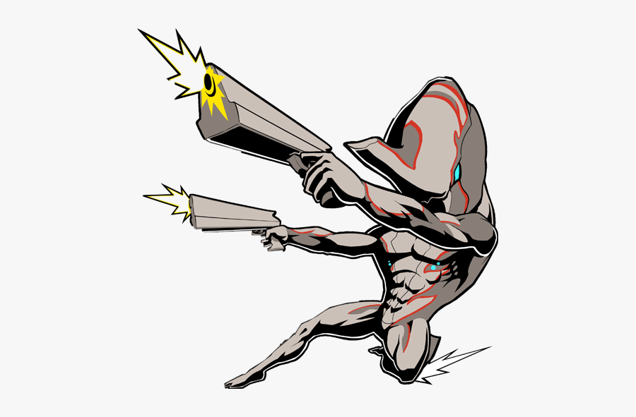 Excalibur In Action - Warframe Stickers, Transparent Clipart