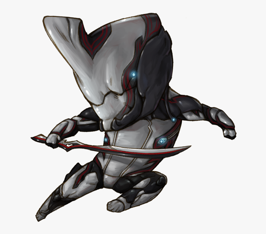 Mini Excalibur - Chibi Warframe Png, Transparent Clipart