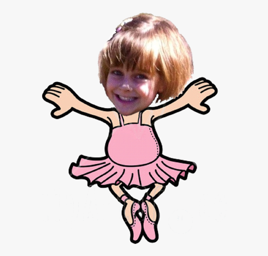 Cartoon Ballerina, Transparent Clipart