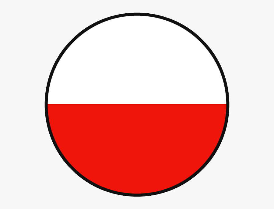 Poland Flag Round Png Clipart , Png Download - Poland Round Flag Png, Transparent Clipart