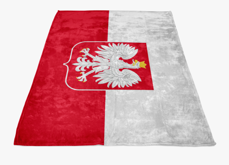 Polish Flag Fleece Blanket - Poland, Transparent Clipart