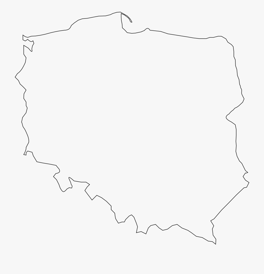 Wiki Svg Poland - Poland Map White Png, Transparent Clipart
