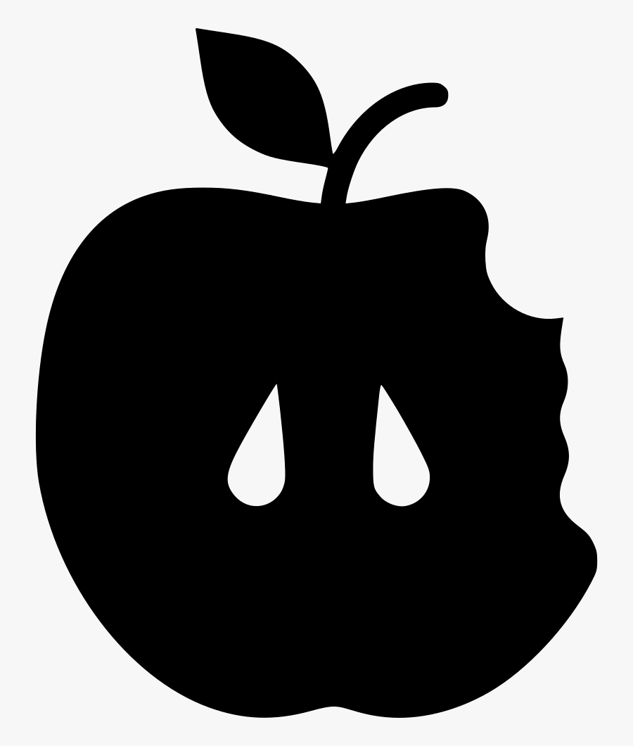 Bitten Apple Comments - Eaten Food Icon Png, Transparent Clipart
