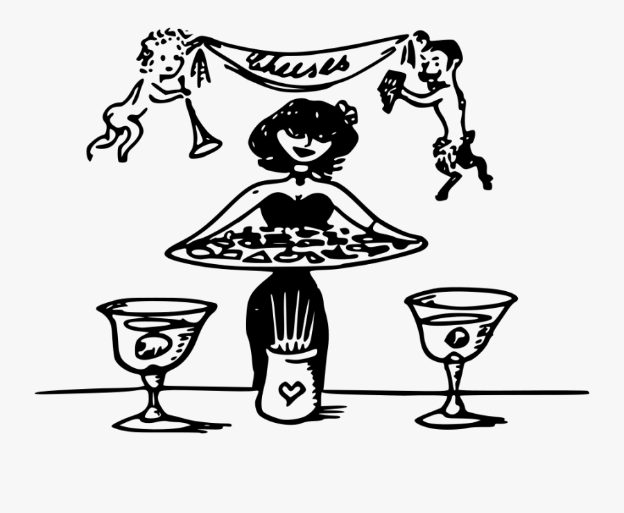 Cheese Party Clipart, Vector Clip Art Online, Royalty - Wine Glass Clip Art, Transparent Clipart