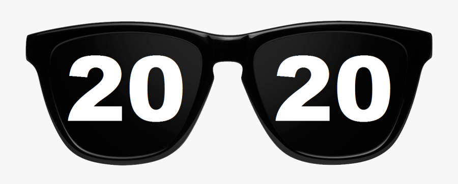 2020 Year Png - 2020 Glasses Clipart , Free Transparent Clipart