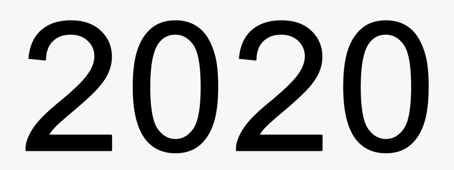 2020 Year Png, Transparent Clipart