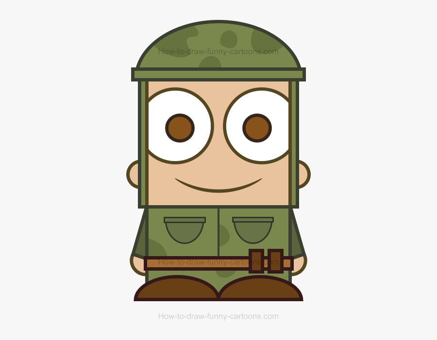 Soldier Clipart Transparent Png - Funny Leprechaun Drawing, Transparent Clipart