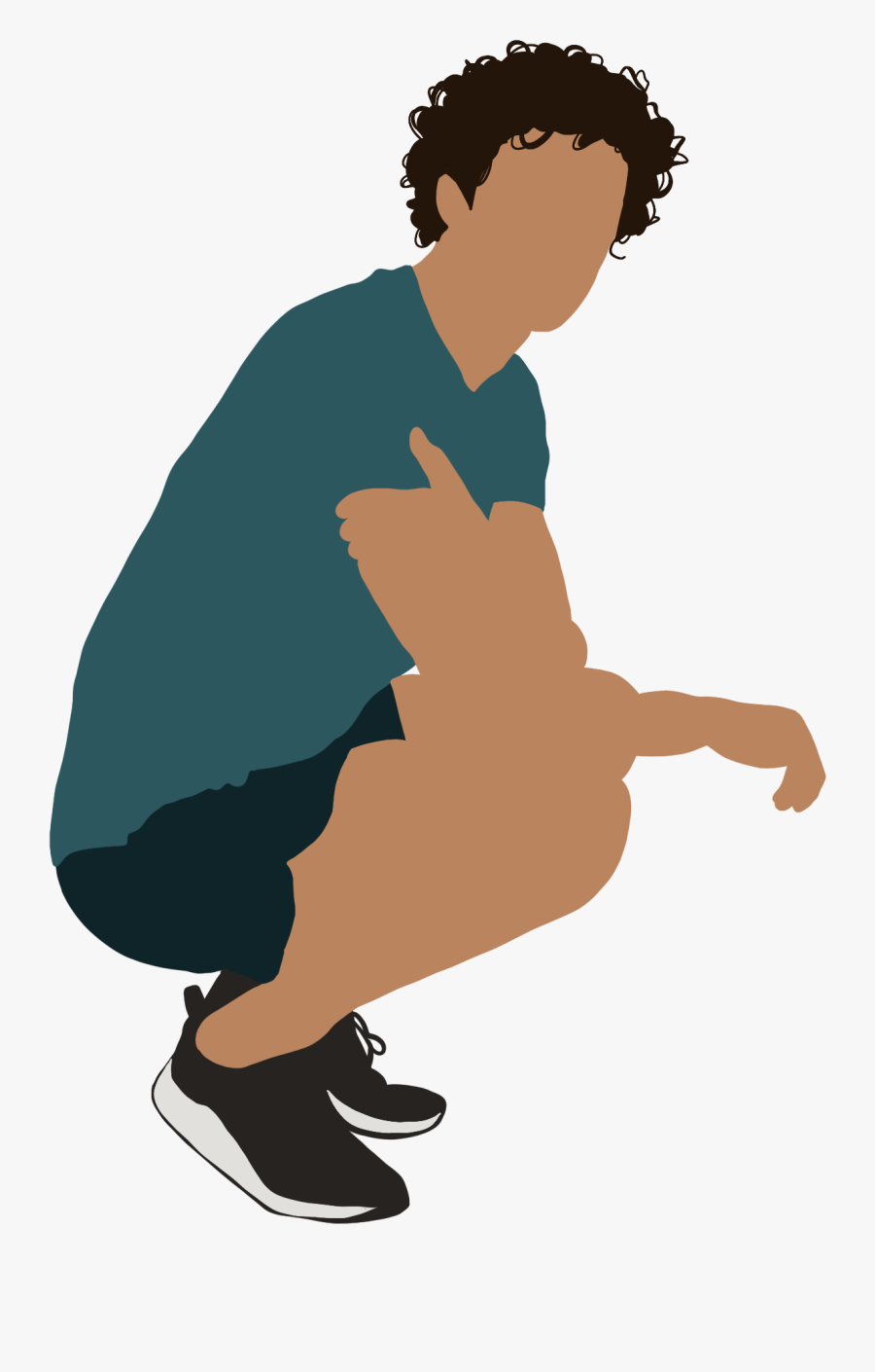 People Flat Illustration On Behance , Transparent Cartoons - People Sitting Architecture Illustrations, Transparent Clipart