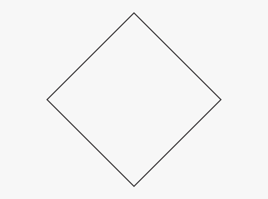 The Quadrilateral That Is Kite And A Parallelogram - Triangle, Transparent Clipart
