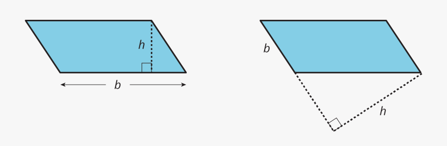 Transparent Parallelogram Png - Parallelogram With Triangles On Top, Transparent Clipart