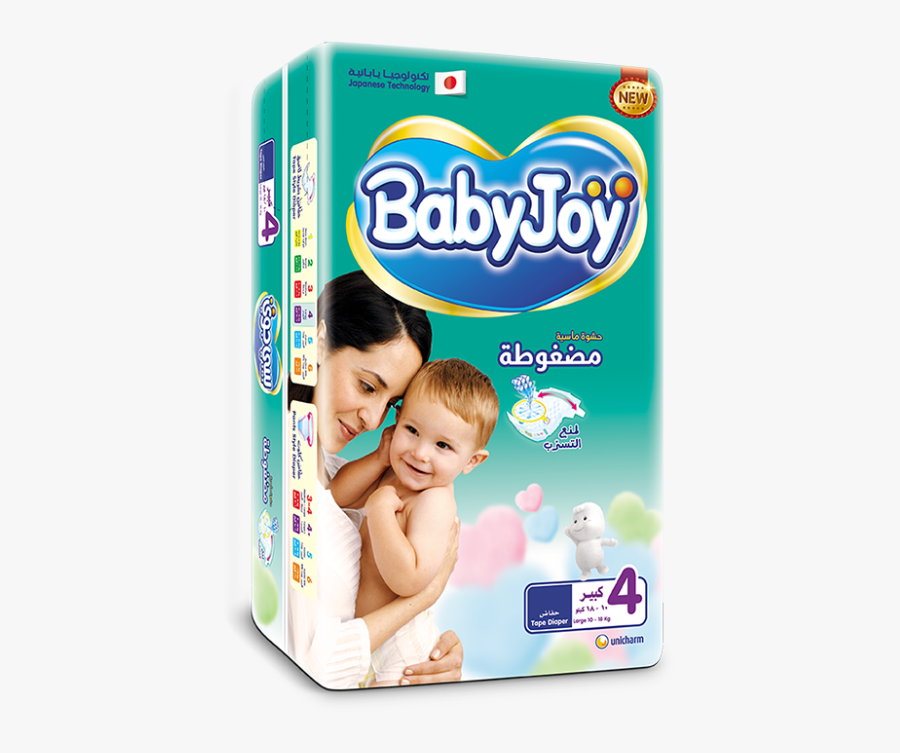 Babyjoy Tape Diaper / L, Transparent Clipart
