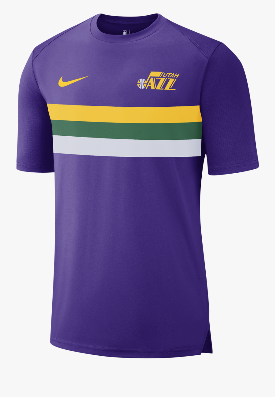 Shirts Utah Jazz Purple - Utah Jazz, Transparent Clipart