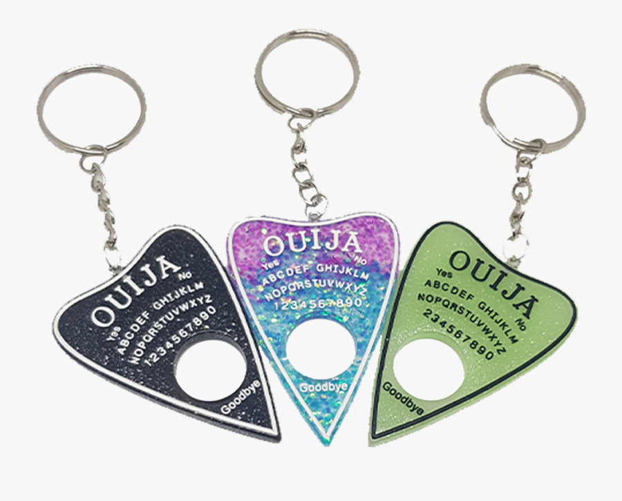 Resin Ouija Planchette Keyring - Keychain, Transparent Clipart