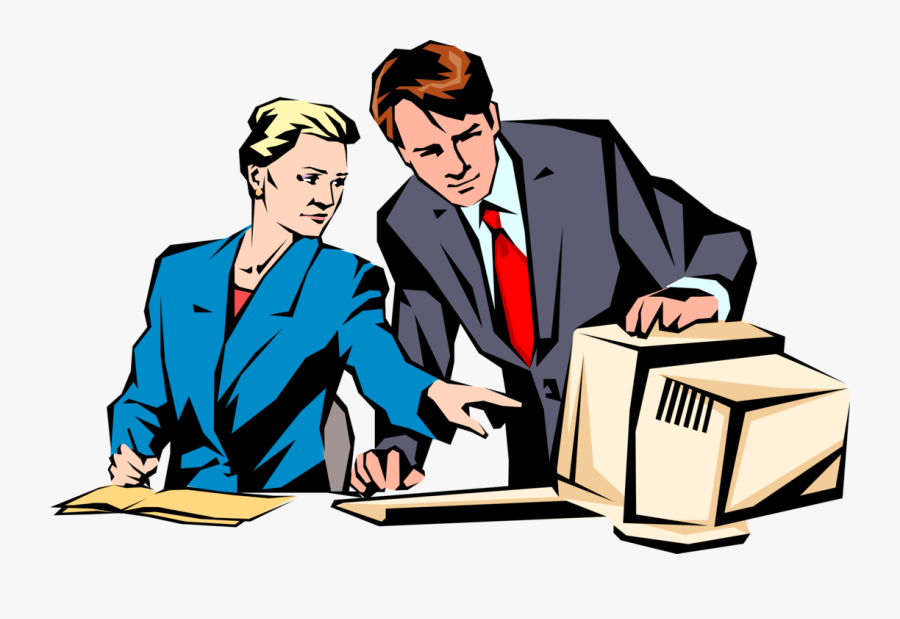 Transparent Coworker Clipart - Delivery Office Employee Png, Transparent Clipart