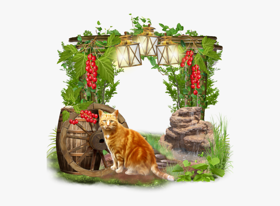 Cat Grabs Treat, Transparent Clipart