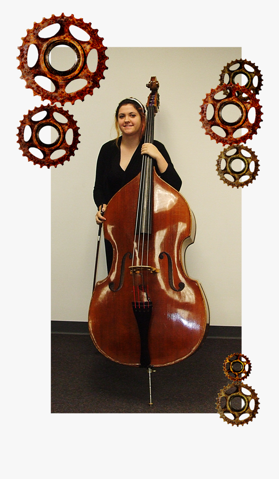 Emma Akers Double Bass- - Double Bass, Transparent Clipart