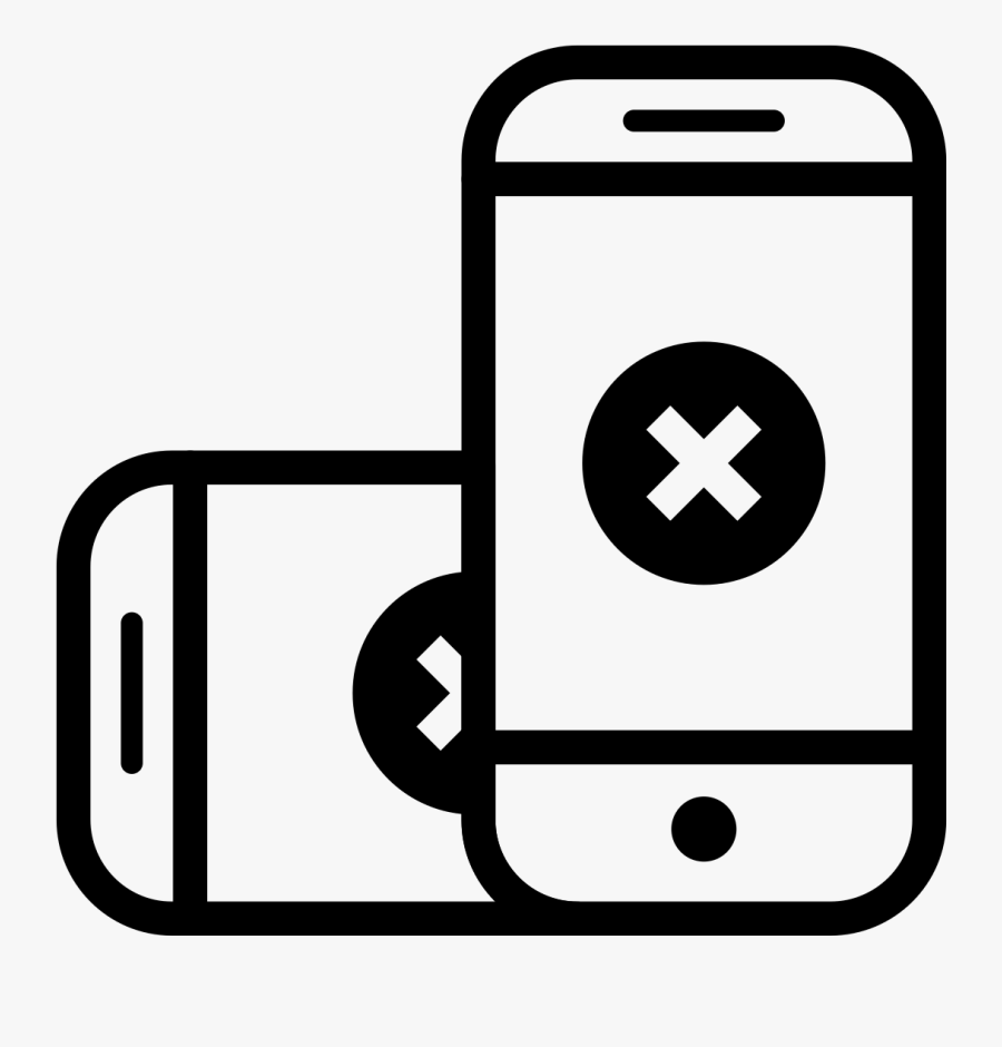 Filterwatch June Small Media - Phone With X Mark, Transparent Clipart