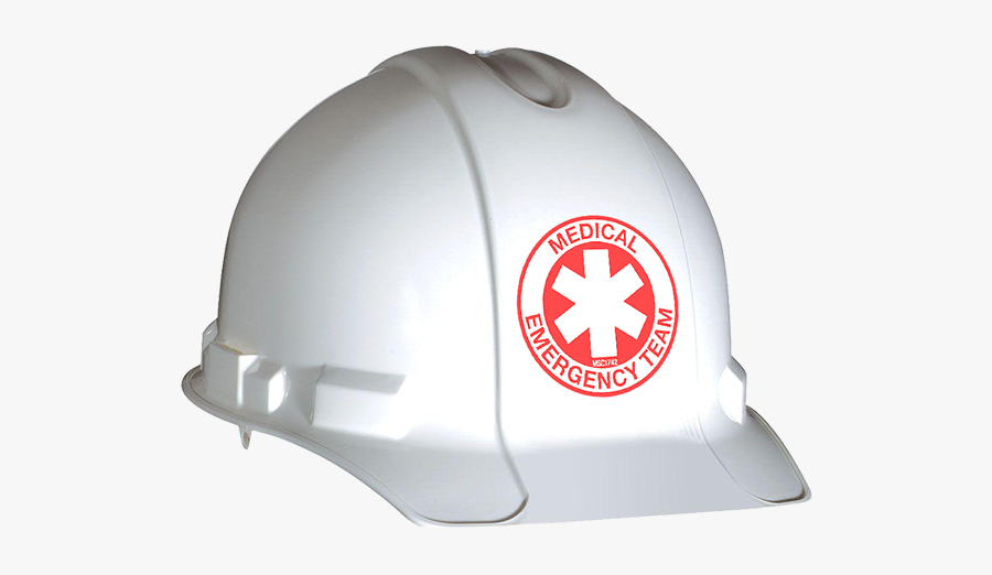 Medical Hat Clipart - White Hard Hat Transparent Background, Transparent Clipart