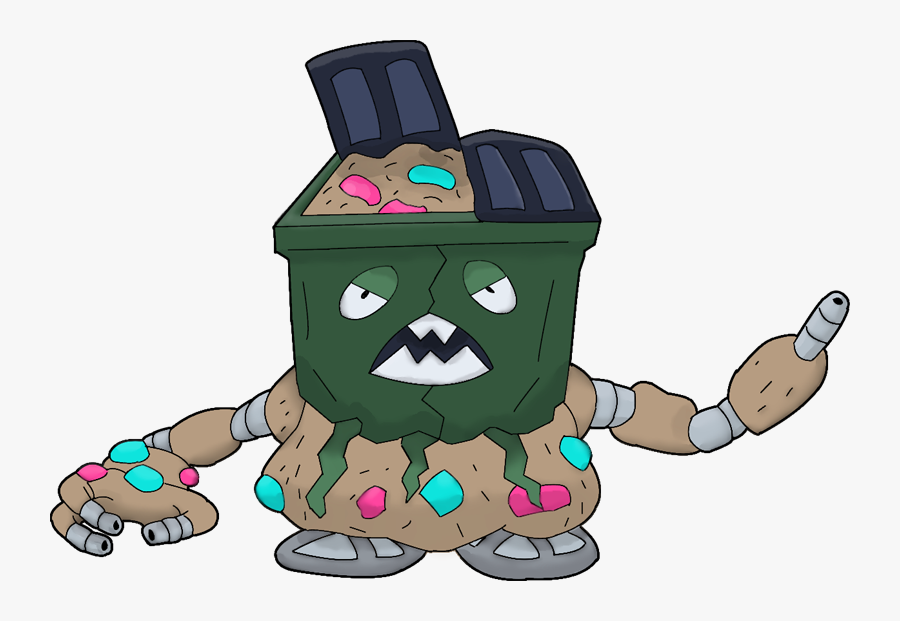 Shiny Mega Garbodor Pok - Garbodor Evolution, Transparent Clipart