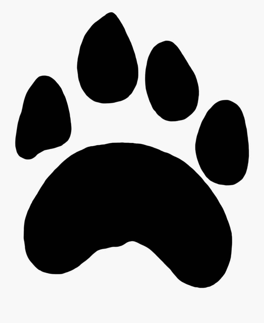 Clipart Of Print, Paw Print Who And Bobcat - Paw, Transparent Clipart