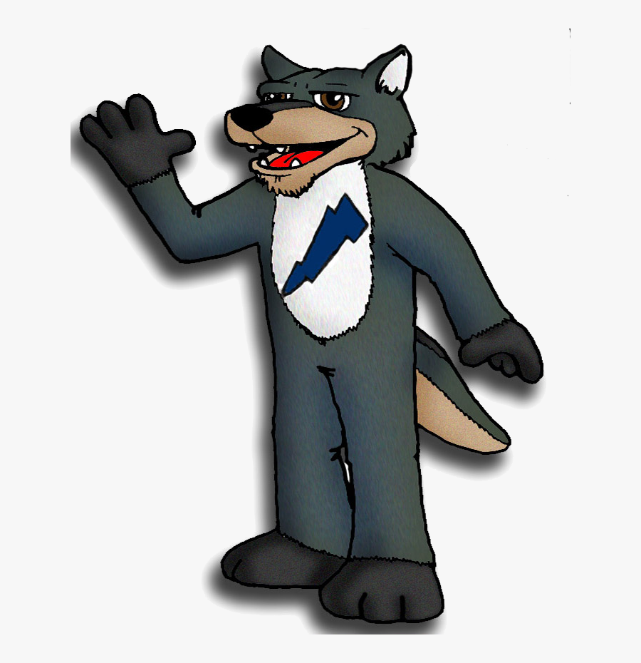 Transparent Lobo Png - John Carroll Mascot, Transparent Clipart