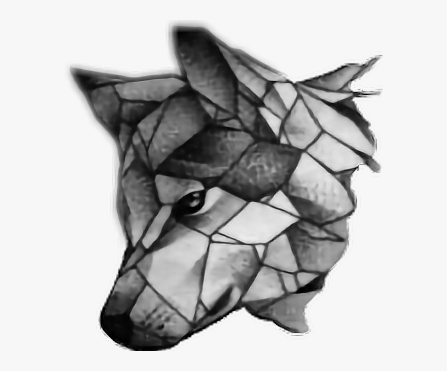 Clip Art Wolf Tattoo Tatuagem Tattoowolf - Geometric Wolf Tattoos Designs, Transparent Clipart